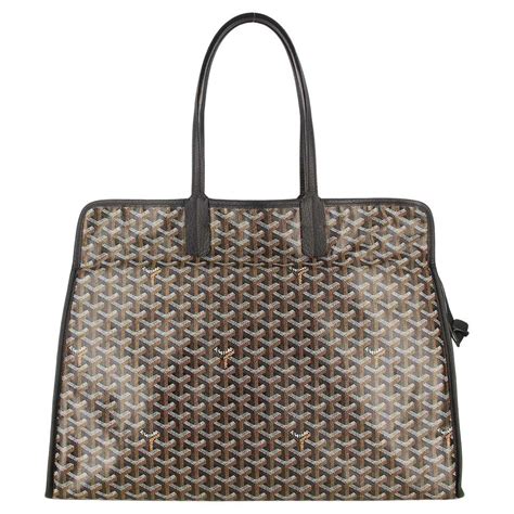 goyard bag dunkelblau|goyard jet black handbag.